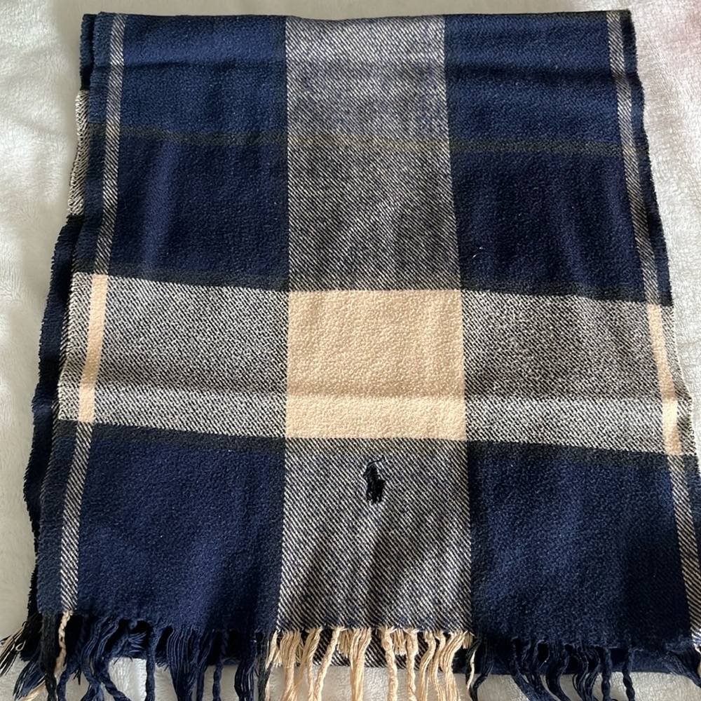 Polo Ralph Lauren men’s cotton scarf ( used)